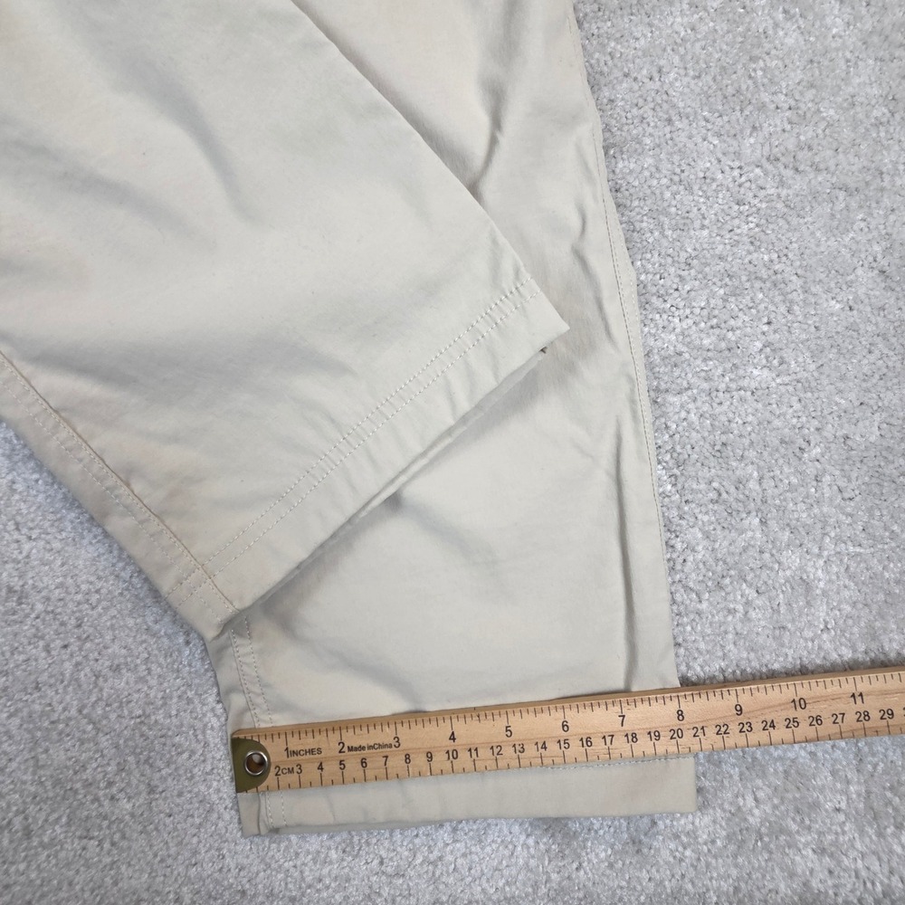 Eddie Bauer First Ascent Hiking Pants Womens 16 Tan Nylon Stretch Straight Leg - Picture 11 of 12